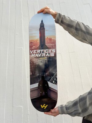 planche de skate "justicier dans la ville"
